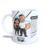 CANECA XÍCARA NAMORADOS CASAL BRANCOS FITNESS NA DUVIDA TREINE