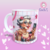 CANECA XÍCARA VOVÓ QUE GOSTA DE MAKE ESTILOSAS MÃE EM DOBRO - Canelika's Canecas Personalizadas
