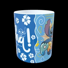 CANECA XÍCARA STITCH FAMILIA FELIZ ANIVERSÁRIO PRIMA