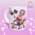 CANECA XÍCARA VOVÓ QUE GOSTA DO TREINO DIÁRIO MÃE EM DOBRO - Canelika's Canecas Personalizadas