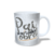 CANECA XÍCARA DIA DOS PAIS PAI PRA TODA OBRA CINZA - Canelika's Canecas Personalizadas