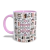 CANECA XÍCARA PROFESSORES PROFE LIVROS COM NOME ROSA na internet