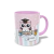 CANECA XÍCARA PROFESSORES PROFE LIVROS COM NOME ROSA - loja online