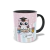 Imagem do CANECA XÍCARA PROFESSORES PROFE LIVROS COM NOME ROSA
