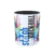 Imagem do CANECA XÍCARA COLEÇÃO STITCH ROCK ROLL ROSA AZUL 4