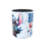 Imagem do CANECA XÍCARA COLEÇÃO STITCH ROCK ROLL ROSA AZUL 16