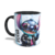 CANECA XÍCARA COLEÇÃO STITCH ROCK ROLL ROSA AZUL 16 - loja online