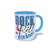 CANECA XÍCARA COLEÇÃO STITCH ROCK ROLL ROSA AZUL 16 - Canelika's Canecas Personalizadas