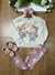 Conjunto Infantil Menina com Blusão e Legging com Estampa de Gatinho e Aplicação 3D