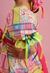Vestido Caipira Feminino 100% Algodão para Festa Junina - Gatinho e Gatinha