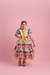 Vestido Caipira Feminino 100% Algodão para Festa Junina