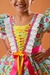 Vestido Caipira Feminino 100% Algodão para Festa Junina - Gatinho e Gatinha
