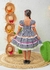 Vestido Caipira Tradicional com Tecido em Microfibra e Forro 100% Algodão na internet