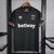 Camisa West Ham Black Away 22/23 Torcedor Umbro Masculina - Preto