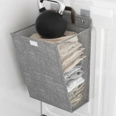 Cesto Organizador de Roupas Dobrável de Parede