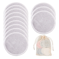 Kit/12 Almofadas Removedoras de Maquiagem Reutilizáveis - comprar online