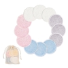 Kit/12 Almofadas Removedoras de Maquiagem Reutilizáveis