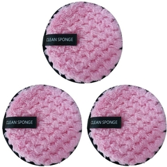 Kit/3 Almofadas Removedoras de Maquiagem Reutilizáveis - Pureza Cósmica
