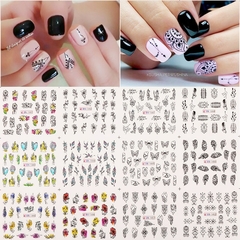 Imagem do Decalque de Unhas 12 Designs Geométrico
