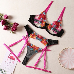 Conjunto Lingerie flowers - comprar online