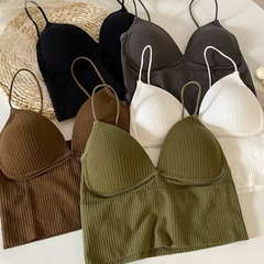 Cropped Push-Up decote em V - Pureza Cósmica