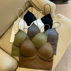 Cropped Push-Up decote em V - comprar online