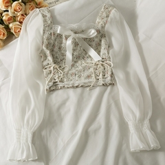 Blusa Manga Longa Retalho - Pureza Cósmica