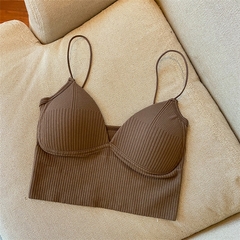 Cropped Push-Up decote em V - comprar online