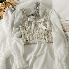 Blusa Manga Longa Retalho