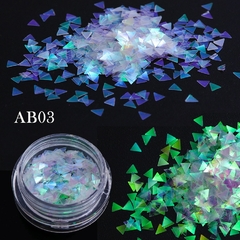 Decoração para unhas holográfica - loja online