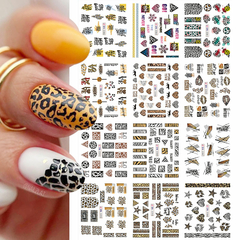 Decalque de Unhas 12 Designs Animais - loja online