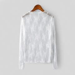 Blusa Bordada em flor - loja online