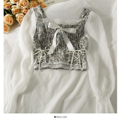 Blusa Manga Longa Retalho na internet