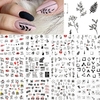 Decalque de Unhas 12 Designs Letras
