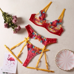Conjunto Lingerie flowers - loja online