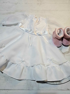 TRAJE DE BEBA CON VESTIDO SIN ABRIGO - tienda online
