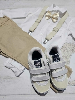 TRAJE DE FIESTA DE BEBE BEIGE SIN ABRIGO en internet