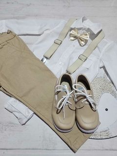 TRAJE DE FIESTA DE BEBE BEIGE SIN ABRIGO - tienda online