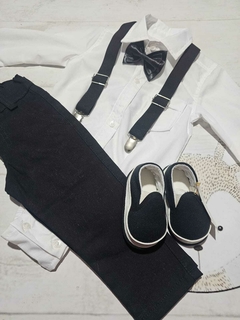 TRAJE DE FIESTA DE BEBE NEGRO SIN ABRIGO - comprar online