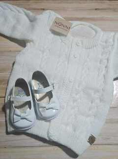 VESTIDO DE BEBA MODAL DE ALGODON CON ABRIGO - tienda online