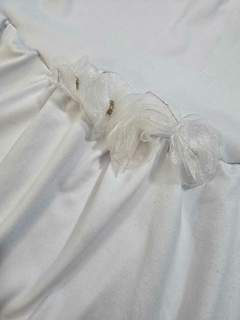 VESTIDO DE BEBA MODAL DE ALGODON Y DETALLES SIN ABRIGO en internet