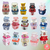 Kit 3 potes conect varios personagens Minnie/Mickey/Minions/Unicórnio/Homem Aranha/Princesas/Batman/Frozen/Menino/Menina