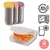 Kit lanchinho Sanremo - Porta sanduíche + Porta bolacha - biscoito / Porta pão / pote / sanduicheira - comprar online