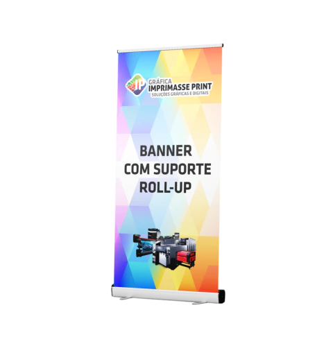 Banner com Suporte Roll-Up - comprar online