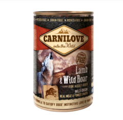 Alimento úmido Cordeiro e Javali 400g - Carnilove - comprar online