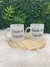 Caneca de Vidro Personalizada com tampa de bambu na internet