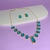 Conjunto Pedraria Gota Verde
