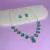 Conjunto Pedraria Gota Verde