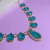 Conjunto Pedraria Gota Verde - comprar online