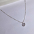 Conjunto Prata Redondo Cristal - comprar online